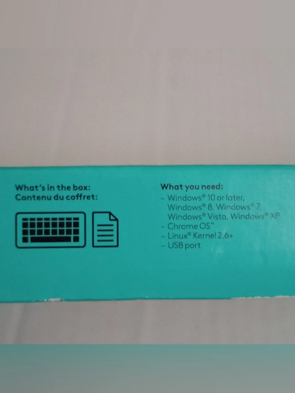 Logitech K120 Plug And Play Full Size Keyboard Corded USB Connection